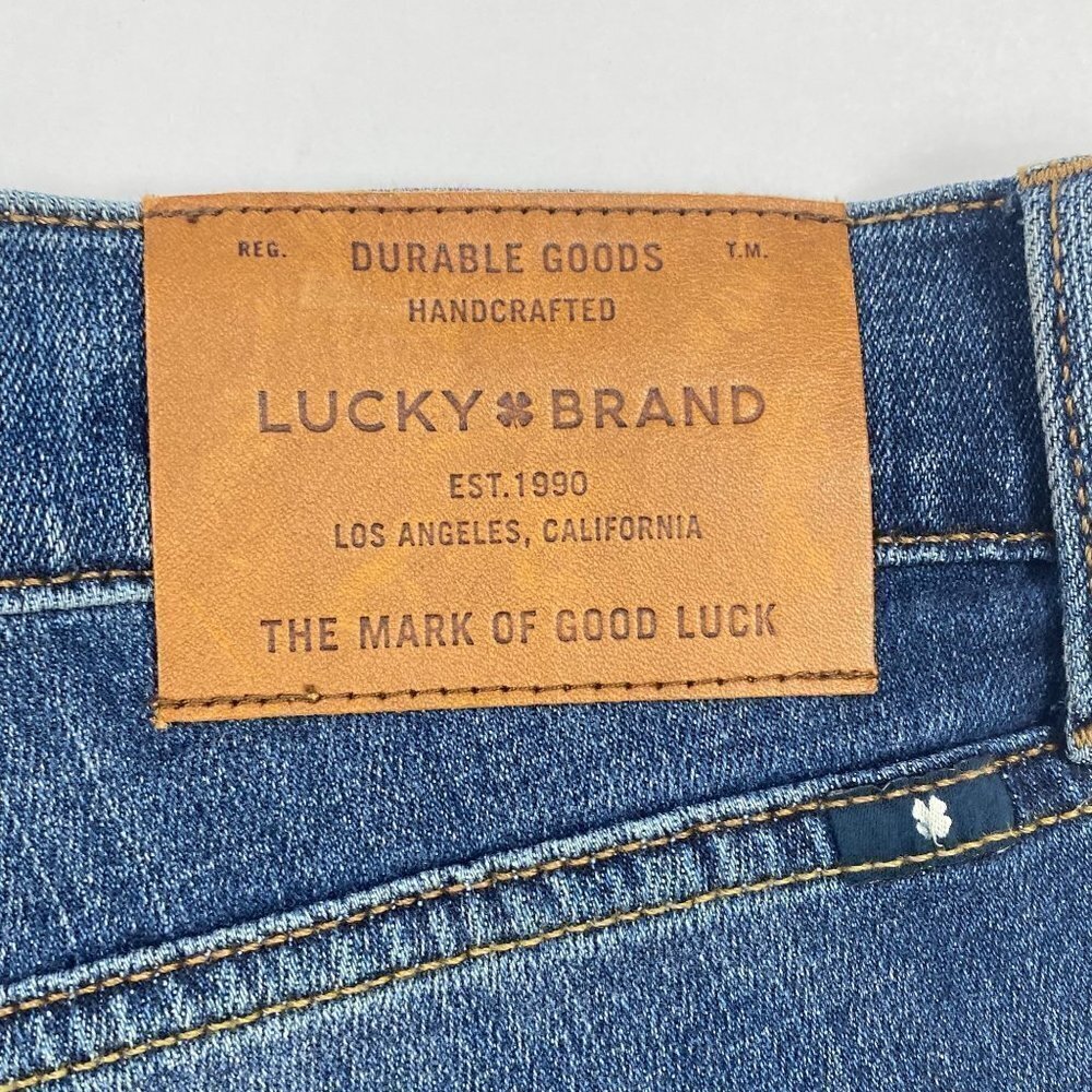 Lucky Brand Mens 221 Jeans Straight Leg Sz 36 X 30 Medium Wash Stretch - Picture 3 of 11